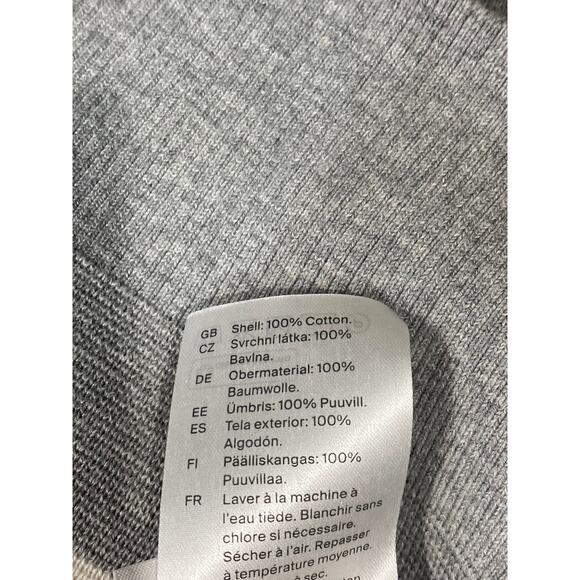 COS Men's Cream/Gray Striped Regular-Fit Crewneck Pullover Sweater SZ L - Picture 11 of 11